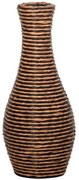 Βάζο 374-225-617 50cm Natural-Black Rattan,Τεχνόδερμα