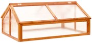 vidaXL Θερμοκήπιο Καφέ 114 x 80 x 50 εκ. από Ξύλο Ελάτης