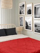 Κουβερτοπάπλωμα CHILL RED BEIGE κουβερτοπάπλωμα-μονό-160-x-220-εκ
