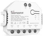 SONOFF smart διακόπτης DUALR3 Lite, 2-Gang, Wi-Fi, 15A, λευκός