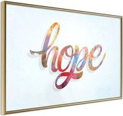 Αφίσα - Colourful Hope - 60x40 - Χρυσό - Χωρίς πασπαρτού