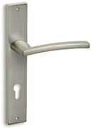 Convex 925 Ματ Νίκελ Πόμολο Μπάνιου - Πλάκα 90mm(Ζεύγος)