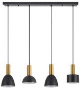Φωτιστικό Οροφής Πολύφωτο Homelighting 77-8942 Flex Gold