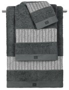 Πετσέτες Μπάνιου (Σετ 3τμχ) Guy Laroche Tudor Grey - Anthracite 500gsm