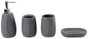 Σετ Μπάνιου 4τμχ Κεραμικό Bliss Grey Matte 2435781