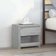 vidaXL Κομοδίνο Γκρι Sonoma 40 x 30 x 39 εκ. από Επεξεργασμένο Ξύλο