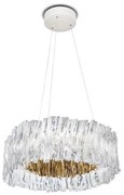 Κρεμαστό Φωτιστικό LED 52W Dimmable 3000K Accordeon Slamp-ACRSM00GLD01T30NMTEU-Λευκό-Χρυσό ACRSM00GLD01T30NMTEU