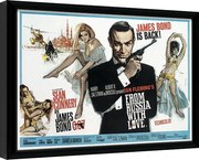 Κορνιζαρισμένη αφίσα James Bond - From Russia With Love 1