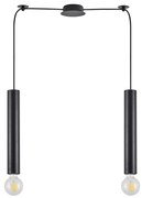 SE21-BL-5-BL2 ADEPT TUBE BLACK Black Pendant+