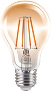 JUSTLed-LED Filament Ε27 Α60 10W 3000K Θερμό Amber Dimmable (B276010203)