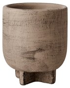 Τσιμεντένιο κασπώ καφέ 12 x 14 cm