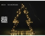 Δέντρο Φωτιζόμενο 150 Micro LED Θερμό Φως 40cm