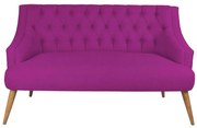 Καναπές Διθέσιος Lamont 558ZEN1240 140x74x80cm Purple