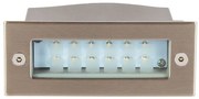 Φωτιστικό Τοίχου VK/02007/MC/W 11x4,4cm Led 60Lm 1,2W 3000K IP54 Nickel VKLed