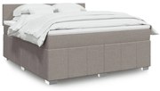 ΚΡΕΒΑΤΙ BOXSPRING ΜΕ ΣΤΡΩΜΑ TAUPE 180X200 ΕΚ. ΥΦΑΣΜΑΤΙΝΟ 3289444