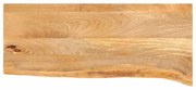 vidaXL Επιφάνεια Τραπεζιού 80x20x3,8 εκ. Live Edge Μασίφ Ξύλο Μάνγκο