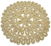 Σουπλά Ψαθινό Στρογγυλό 834433 Φ38x1cm Natural Ankor Ψάθα