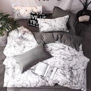 Πάπλωμα Τυπωτό 5307 White Viopros Μονό 160x240cm Microfiber-Polyester