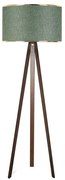 Φωτιστικό δαπέδου Rosling Megapap Mdf/ύφασμα Pvc χρώμα καρυδί/κυπαρισσί 38x21x140εκ.-GP029-0001,11