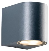 GU10 WALL LUMINAIRE 230V AC DARK GREY IP65 MAX.35W - LG2201GU10G