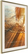 Αφίσα - Beach of Dreams - 40x60 - Χρυσό - Με πασπαρτού