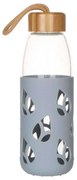 Μπουκάλι PKV-002 550ml Clear-Grey Pebbly Glass,Silicon