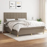 ΚΡΕΒΑΤΙ BOXSPRING ΜΕ ΣΤΡΩΜΑ TAUPE 180X200 ΕΚ. ΥΦΑΣΜΑΤΙΝΟ 3142357