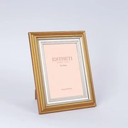 ΚΟΡΝΙΖΑ (13x18) ΠΛΑΣΤΙΚΗ ΧΡΥΣΗ - ΑΣΗΜΙ (Συσκευασία 6 τεμαχίων)