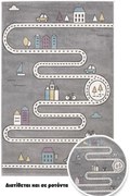 Χαλί Παιδικό Bonita 263 Round Grey-Multi New Plan 120X120cm Round