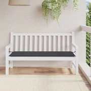 vidaXL Μαξιλάρι Πάγκου Κήπου Μαύρο 150x50x4 εκ. Ύφασμα Oxford