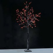 Χριστουγεννιάτικο Δέντρο Snow Berry Tree Led X1096143 24x24x180cm Red Aca