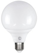 GloboStar 60039 Λάμπα LED E27 G95 Γλόμπος 15W 1500lm 260° AC 220-240V IP20 Φ9.5 x Υ14cm Ψυχρό Λευκό 6000K - 3 Years Warranty