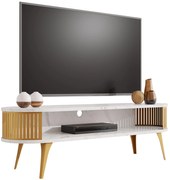 Έπιπλο τηλεόρασης Roenni GD-Leuko Marmaro - 140.00Χ40.00Χ44.00cm