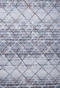 Χαλί Monza 8074/110 γκρι εκρού μοντέρνο boho &#8211; ΡΟΤΟΝΤΑ 250×250 cm Colore Colori  Γκρι, Εκρού