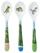 Κουτάλι Παιδικό Dinos 52-708/13 14cm 6m+ Green Petit Jour Paris 1 τμχ Μελαμίνη