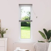 vidaXL Ρολό Παραθύρου με κουρτίνες Άλλο Ασημί 80 x 130 εκ Αλουμίνιο