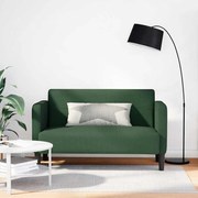 Καναπές Loveseat Πράσινο Ζούγκλα 109 εκ. ύφασμα Corduroy - Πράσινο