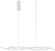 Φωτιστικό Οροφής Kinetic LED-KINETIC-S-BCO 40W Led 118x105cm White Luce Ambiente Design Αλουμίνιο
