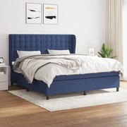 ΚΡΕΒΑΤΙ BOXSPRING ΜΕ ΣΤΡΩΜΑ ΜΠΛΕ 180X200 ΕΚ. ΥΦΑΣΜΑΤΙΝΟ 3128307