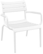 PARIS LOUNGE WHITE ΠΟΛ/ΝΑ ΠΟΛ/ΝΙΟΥ - (68X70X40/76εκ.), Χρώμα: WHITE - SIESTA