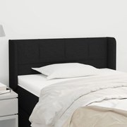 vidaXL Κεφαλάρι με Πτερύγια Μαύρο 83x16x78/88 εκ. Υφασμάτινο