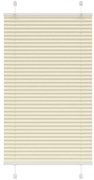 vidaXL Πλισέ περσίδα Κρέμα 80x150 cm Πλάτος υφάσματος 79,4 cm