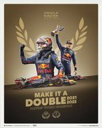 Εκτύπωση τέχνης Max Verstappen - Make It A Double - 2022 F1® World Drivers' Champion, Automobilist