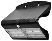 Ηλιακό Φωτιστικό LED 6.8W με Αισθητήρα Solar Wall Light Φως Ημέρας 4000K Μαύρο 8279 VTAC-8279-Μαύρο 8279