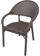 Πολυθρόνα Hilda 875-122-020 60x62x85cm Brown
