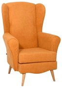Πολυθρόνα Classic 12 Fylliana Μουσταρδί 80x80x114 εκ. 80x80x114 εκ.
