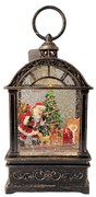 Επιτραπέζιο Χριστουγεννιάτικο Διακοσμητικό Φαναράκι με Χιόνι και Φωτισμό, DS820