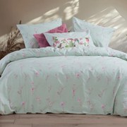 Σεντόνια Irida (Σετ 4τμχ) Mint Nef-Nef Homeware Υπέρδιπλo 240x270cm 100% Βαμβάκι