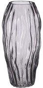 Βάζο Feline 02.1122492 16x32cm Grey Glass
