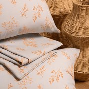 Σετ Σεντόνι Με Μαξιλαροθήκη Polycotton Ημίδιπλο Με Λάστιχο 120x200+32εκ. Sylvie Peach Casual Line Mini Melinen 20003712